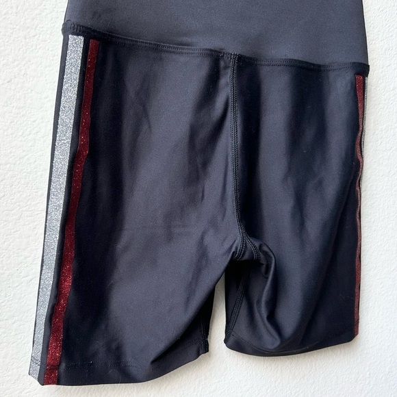 Beach Riot Glitter Size Stripe Bike Shorts Sz M - Picture 11 of 15